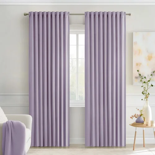 Miniatura 15 de MIULEE Cortinas opacas con pestaña trasera de 63 pulgadas de largo, juego de 2 paneles para sala de estar, dormitorio, privacidad, bolsillo