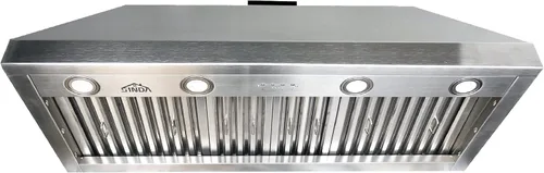 Miniatura 12 de SINDA Campana extractora empotrada/insertable de 48 pulgadas, 1150 CFM, campana extractora de acero inoxidable para debajo del gabinete, campana