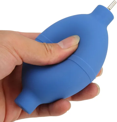 Miniatura 7 de ZJchao Mini bomba de bola para apretar, reloj de plumero de aire, bola sopladora de polvo, bola de goma, flexible y fuerte de aire portátil, bola