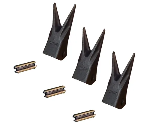 Miniatura 6 de Retroexcavadora/excavadora Twin Tiger Rock Dientes de cucharón con pasadores - 230WTL, 23WTL, 230PN (15)