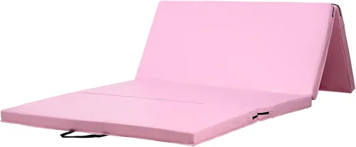Miniatura 14 de KaRaDaStyle - Tapete de gimnasia plegable y estirable de 71"x39"x2", para entrenamiento muscular, para niños, barra horizontal de juego, tapete