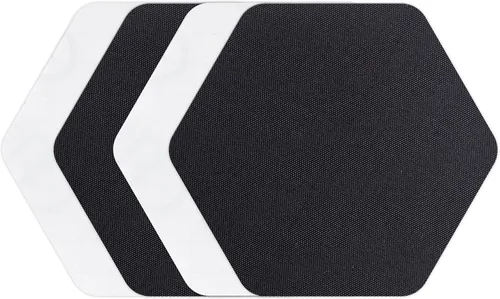 Miniatura 29 de GEAR AID Tenacious Tape Hex – Parches de reparación de 6.35 cm y 3.81 cm (4 parches: dos de 6.35 cm y dos de 3.81 cm, negro) – Adhesivo de pelar