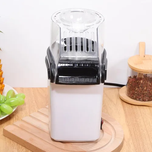 Miniatura 6 de BESPORTBLE Máquina eléctrica de palomitas de maíz de aire caliente para fiesta en casa, máquina de palomitas de maíz saludable con taza medidora