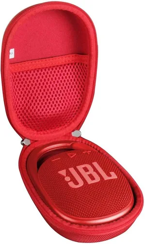 Hermitshell Funda rígida de viaje para JBL Clip 4 / JBL Clip 5, altavoz Bluetooth portátil mini (rojo)