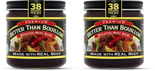Miniatura 6 de Better Than Bouillon Base de jamón premium, hecha con jamón sazonado, base mezclable para mayor sabor, 38 porciones por frasco, tarro de 8 onzas