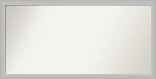Miniatura 178 de Amanti Art Silver Bathroom Mirror for Over Sink, 24x49 Custom Made Marred Pewter Rectangle Vanity Mirror, Oversize Casual Wood Frame, Hangs Estaño