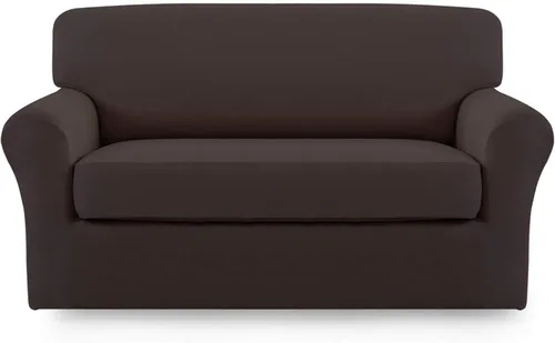 Miniatura 27 de Easy-Going Funda de Sofá Elástica de Microfibra de 2 Piezas – Cubierta de Sofá Suave Ajustada de Spandex, Protector de Muebles Lavable con Parte