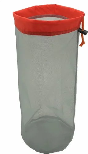 Miniatura 2 de Alemon Bolsas ligeras de malla transparente, bolsa de almacenamiento de nailon con cordón para camping, viajes, senderismo, juego de 3