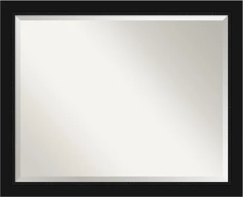 Miniatura 71 de Amanti Art Espejo de baño de madera, espejo de pared negro Ashton para usar como espejo de tocador de baño sobre el fregadero