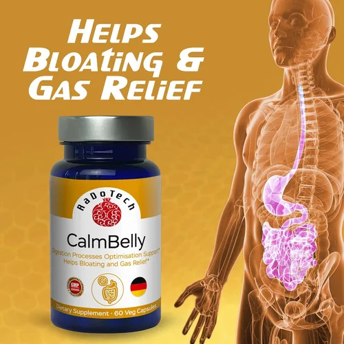 Miniatura 2 de CalmBelly, ayuda a normalizar los procesos digestivos, apoya las enzimas activas, probióticos para la salud digestiva suplementos para mujeres