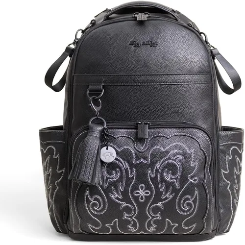 Miniatura 26 de Itzy Ritzy Mochila para pañales – Mochila para pañales Boss Plus de gran capacidad con 19 bolsillos, cambiador, clips para cochecito y correas Aspen