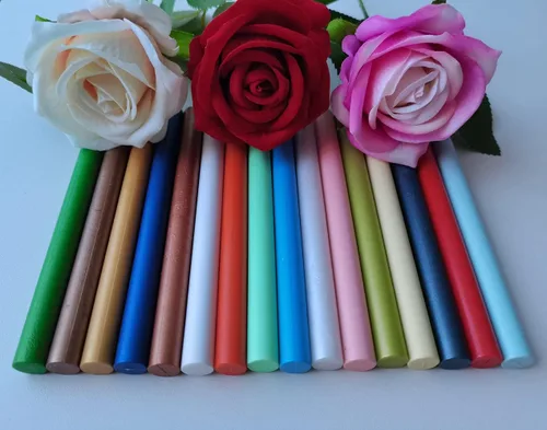 Miniatura 4 de Seal - 12 barras de cera para sellar cera con pistola de pegamento, palitos de cera para sellar cera, ideales para tarjetas, sobres, envoltura