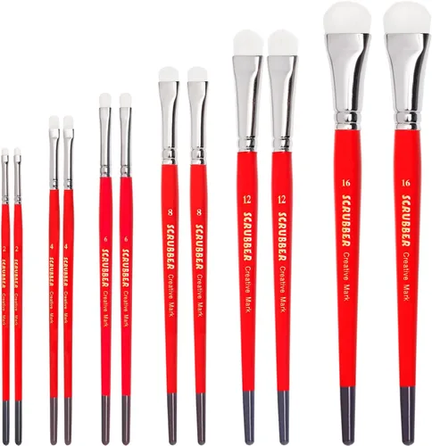 Miniatura 8 de Creative Mark Scrubber - Pinceles de acuarela profesionales para frotar, secar, remodelar bordes y mucho más. - # 2-2