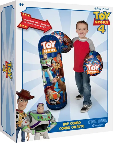 Miniatura 2 de Hedstrom Toy Story 4 Bop Bag - Juego de saco de boxeo y guantes inflables, 36 pulgadas