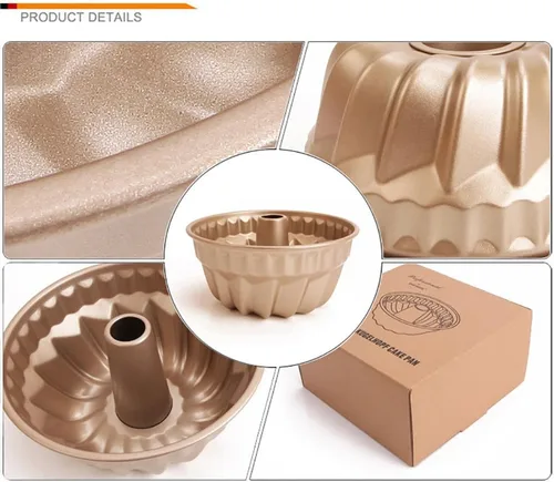 Miniatura 4 de Molde para hornear pasteles en forma de pétalo de 7 pulgadas