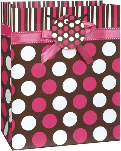 Miniatura 3 de Bolsa de papel de estraza marrón para regalo de cumpleaños (1 unidad), perfecta para regalos y sorpresas