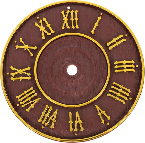 Cabilock Reloj de cuco vintage con números romanos, cronometraje preciso, diseño artístico, construcción fácil de instalar para decoración del