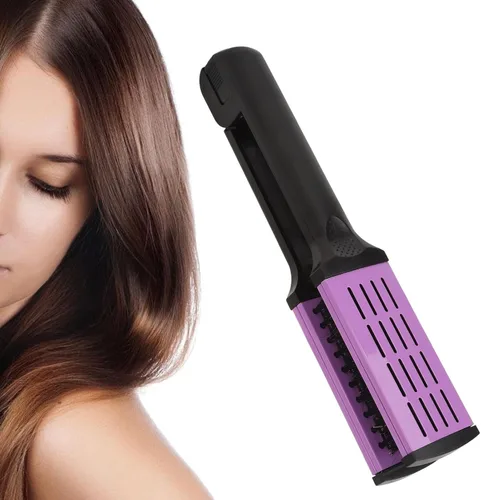 Miniatura 5 de Dioche Cepillo de pelo con abrazadera de cerdas, peine alisador de pelo, suave de doble cara con mango ergonómico para alisar y alisar el cabello