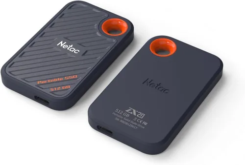 Miniatura 3 de Netac Unidades de estado sólido externas SSD portátiles extremas de 512 GB de hasta 2000 MB/s de lectura de 1700 MB/s de velocidad de escritura, USB