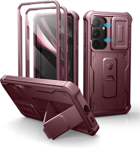 Miniatura 38 de Dexnor Funda para Samsung Galaxy S24 con Cubierta Deslizante Integrada para Cámara y Protector de Pantalla y Soporte, Funda Resistente a los Golpes