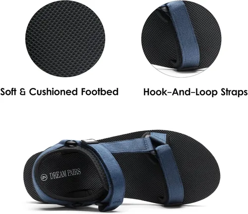 Miniatura 2 de DREAM PAIRS Lightweght - Sandalias para hombre, impermeables, atléticas, deportivas, para caminar, con entresuela de EVA suave, para playa, verano