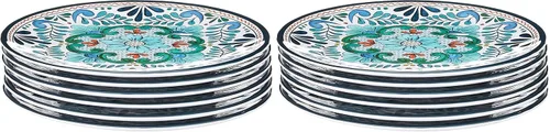 Miniatura 5 de Certified International - 20286Set/6 Certified International Talavera - Platos de ensalada/postre de 9 pulgadas, juego de 6, 9 pulgadas, multicolor