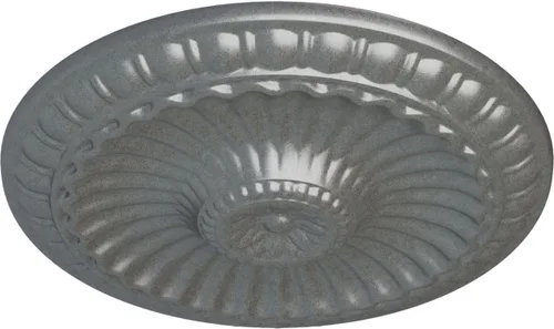 Miniatura 67 de Ekena Millwork CM11LI Medallón de techo Linus, 11 1/4"OD x 1 1/8"P 11 1/4", imprimado en fábrica Primed