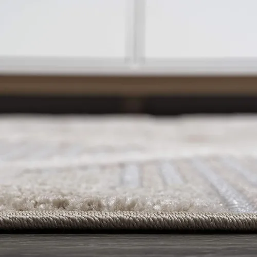 Miniatura 6 de JONATHAN Y Alfombra de pasillo Kilim Diamante Neutro para interiores y exteriores, 2 x 8 pies, color beige/gris, Sumak pelo alto y bajo para patio