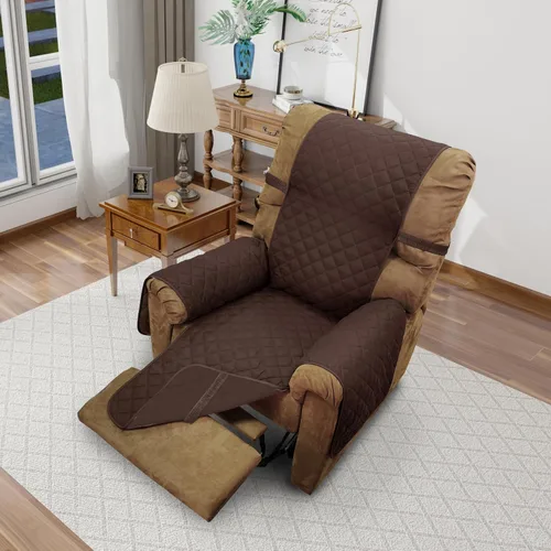 Miniatura 49 de Fundas para silla reclinable, reversible, funda de sofá para mascotas, protector de muebles para niños perezosos