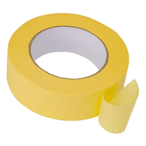 Miniatura 4 de Lichamp Paquete de 5 cintas de enmascaramiento de acabado automotriz amarillo de 1.4 pulgadas x 180.4 ft, cinta de pintura para carrocería