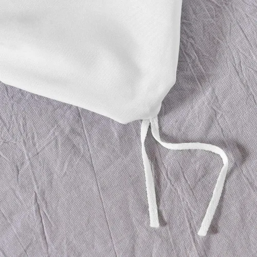 Miniatura 6 de Juego de funda de edredón, sábana bajera y fundas de almohada, juego de ropa de cama de 4 piezas, hecho de 100% algodón Giza egipcio de ensueño