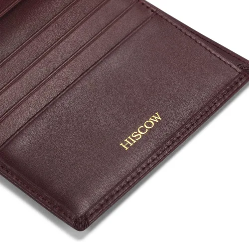 Miniatura 23 de HISCOW Billeteras plegables de cuero de grano completo para hombres, billetera minimalista delgada para hombre, regalos para papá, cumpleaños, día