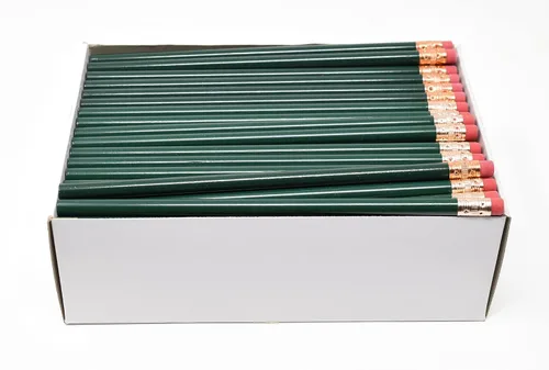 Miniatura 40 de Pencil Guy Lápices redondos en blanco Crema 144 a una caja: No afilados
