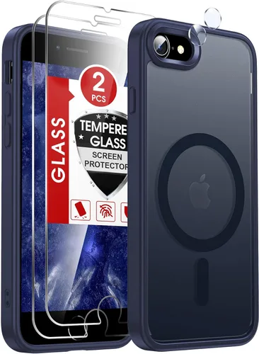 Miniatura 57 de LeYi Funda para iPhone XR: con protector de pantalla X2 + 2 funda para cámara [compatible con MagSafe] Funda protectora magnética i iphoneXR