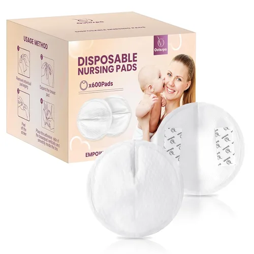 Miniatura 8 de Almohadillas de lactancia desechables ultra absorbentes, almohadillas para el pecho súper suaves y transpirables, hacen que los senos sean ligeros