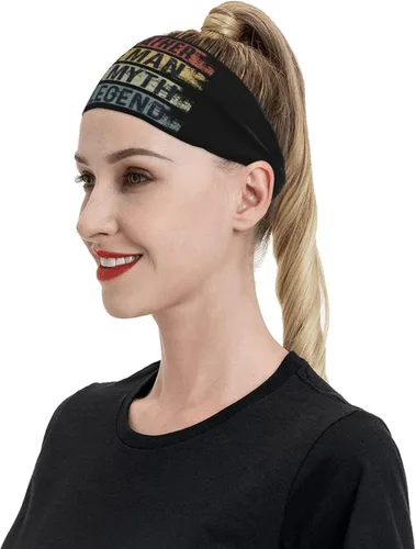 Miniatura 6 de Godfather The Man The Myth The Legend- Headband for Men Women Sports Sweatband for Fitness Exercise Moisture Wicking Running Yoga Hairbands