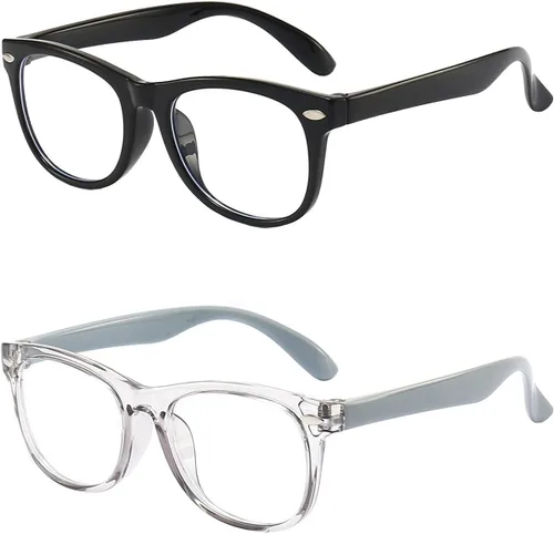 Miniatura 12 de FANNYGO Paquete de 3 gafas de bloqueo de luz azul para niños, gafas de lectura para computadora para niños y niñas de 3 a 9 años