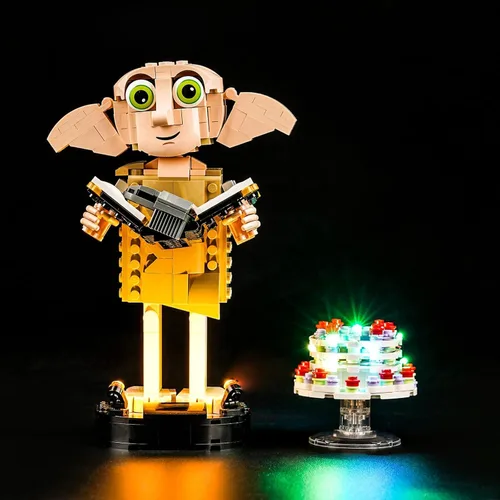 VONADO Kit de luces LED compatible con Dobby the House-Elf 76421, accesorios de iluminación creativa compatibles con el juego de construcción 76421