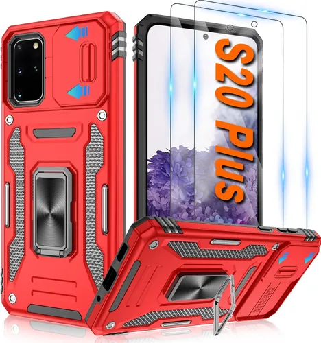 Miniatura 102 de Atump Funda para Motorola Moto G Play 2024 (4G) con [paquete de 2] protector de pantalla HD y cubierta para cámara deslizante, soporte de anillo