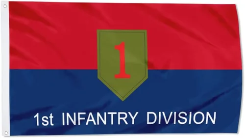 Miniatura 11 de Fyon Bandera militar de la 34ª división de infantería del ejército de 3 x 5 pies con 2 ojales de latón