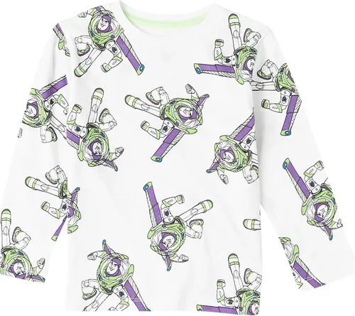 Miniatura 6 de Camiseta de manga larga Spotted Zebra, marca Tienda, de Disney, Star Wars, Marvel, para niño