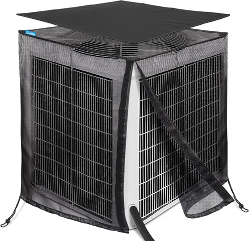 Miniatura 9 de Joiish Fundas de aire acondicionado para exteriores, malla completa con parte superior impermeable desmontable, transpirable y para todas