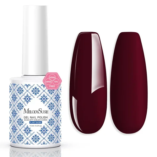 Miniatura 50 de MelodySusie Juego de 2 piezas de gel floreciente transparente y capa superior para diseño de uñas, esmalte de uñas de gel UV acuarela mármol, gel