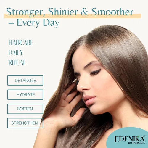 Miniatura 6 de Edenika Botanicals Acondicionador hidratante de aceite de argán con aguacate, mora y jojoba, 16 onzas líquidas, fórmula restauradora y suavizante