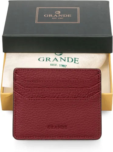 Miniatura 4 de Grande -3633 Estuches para tarjetas, Borgoña, Minimalista