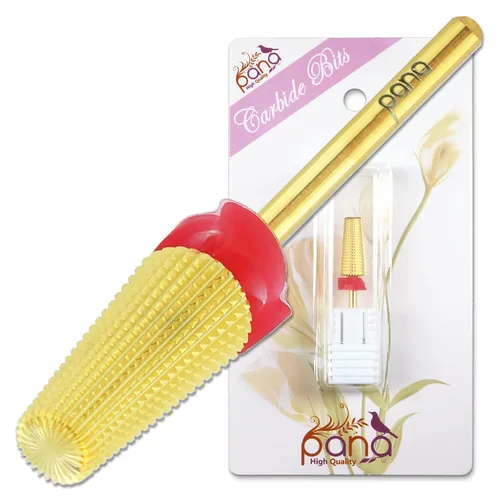 Miniatura 11 de PANA Broca de carburo de uñas 5 en 1 con vástago de 3/32 pulgadas - (grueso triple - grano extra fino, púrpura) - rotación bidireccional para uso
