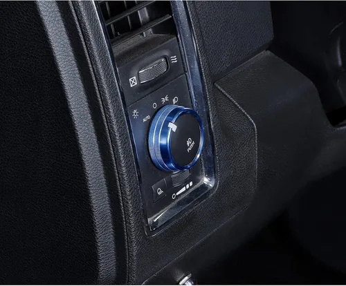 Miniatura 6 de Voodonala para Dodge RAM - Cubierta de perilla selectora de ajuste de interruptor de faro delantero de aluminio para Dodge RAM 2010-2017, accesorios