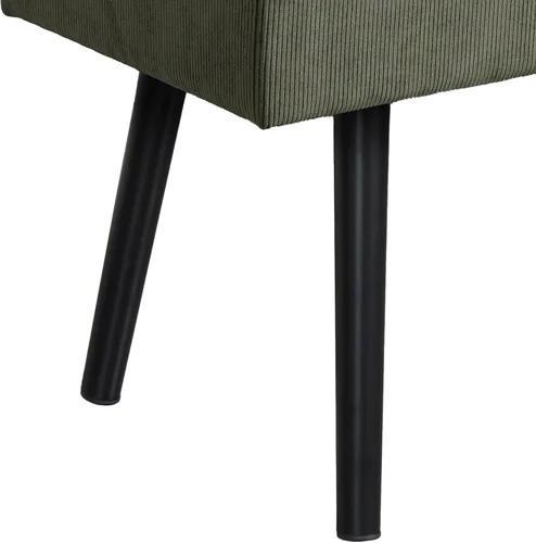 Miniatura 7 de Comfy to go Banco de entrada, banco verde para dormitorio, moderno extremo otomano de cama, bancos acolchados de pana para sala de estar, vestíbulo