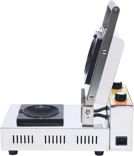 Miniatura 7 de Máquina para hacer hamburguesas de helado de 1000 Kw, máquina para hacer hamburguesas ovfo para encimera, sandwichera de helado 122-482℉