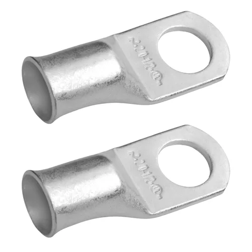 Miniatura 65 de SELTERM 5 piezas terminales de cable de cobre estañado 1/0 AWG perno de 1/2", extremos de cable de batería, terminales de anillo, conectores